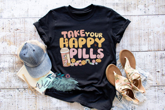 Retro Take Your Happy Pills