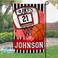 Personalized Basketball Garden Flag