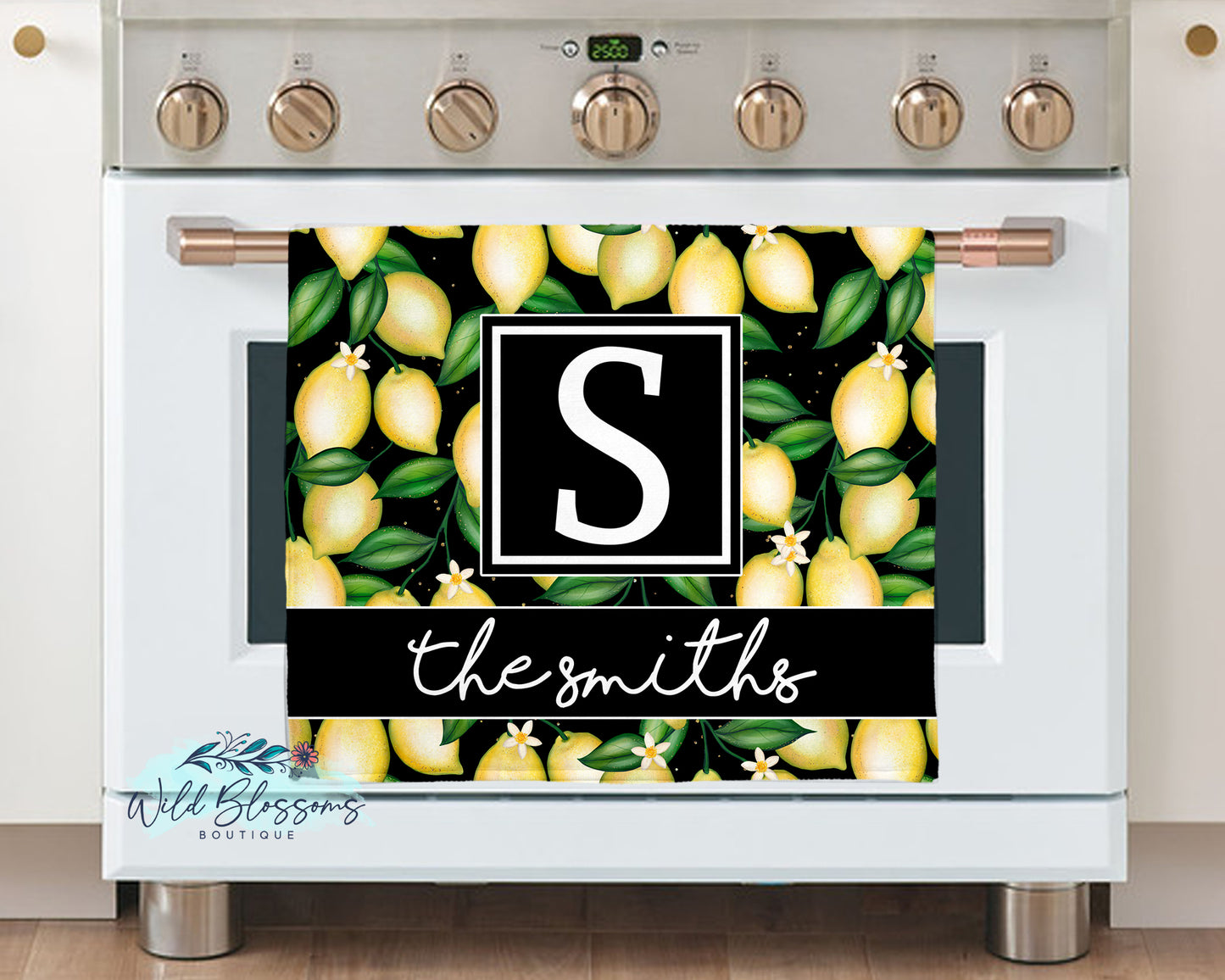 Black Lemon Glass Cutting Board