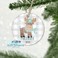 Boy Christmas Moose Ornament