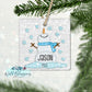 Boy Snowman Personalized Ornament