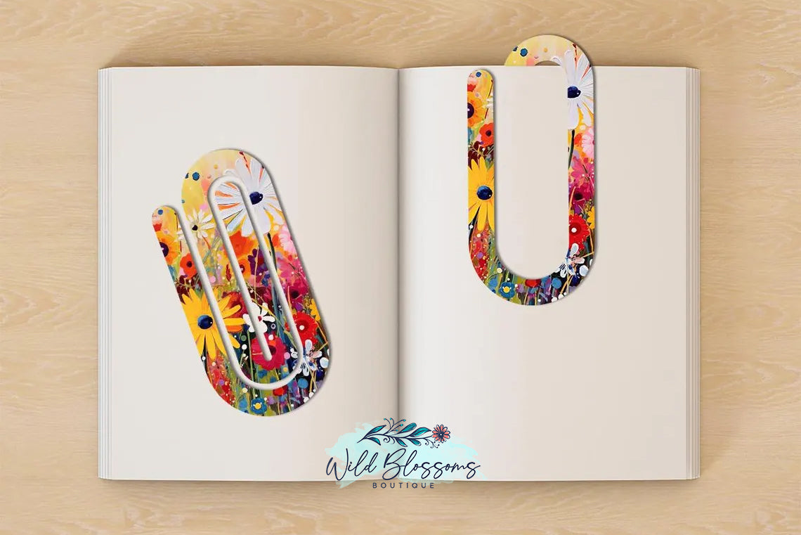 Paper Clip Bookmarks - 13 Designs to Choose From