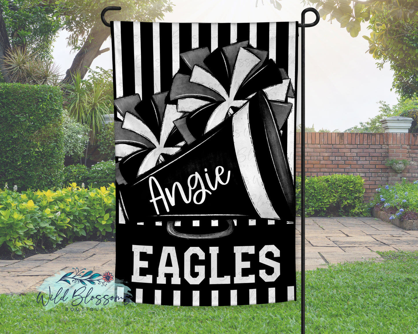 Personalized Cheer Garden Flag