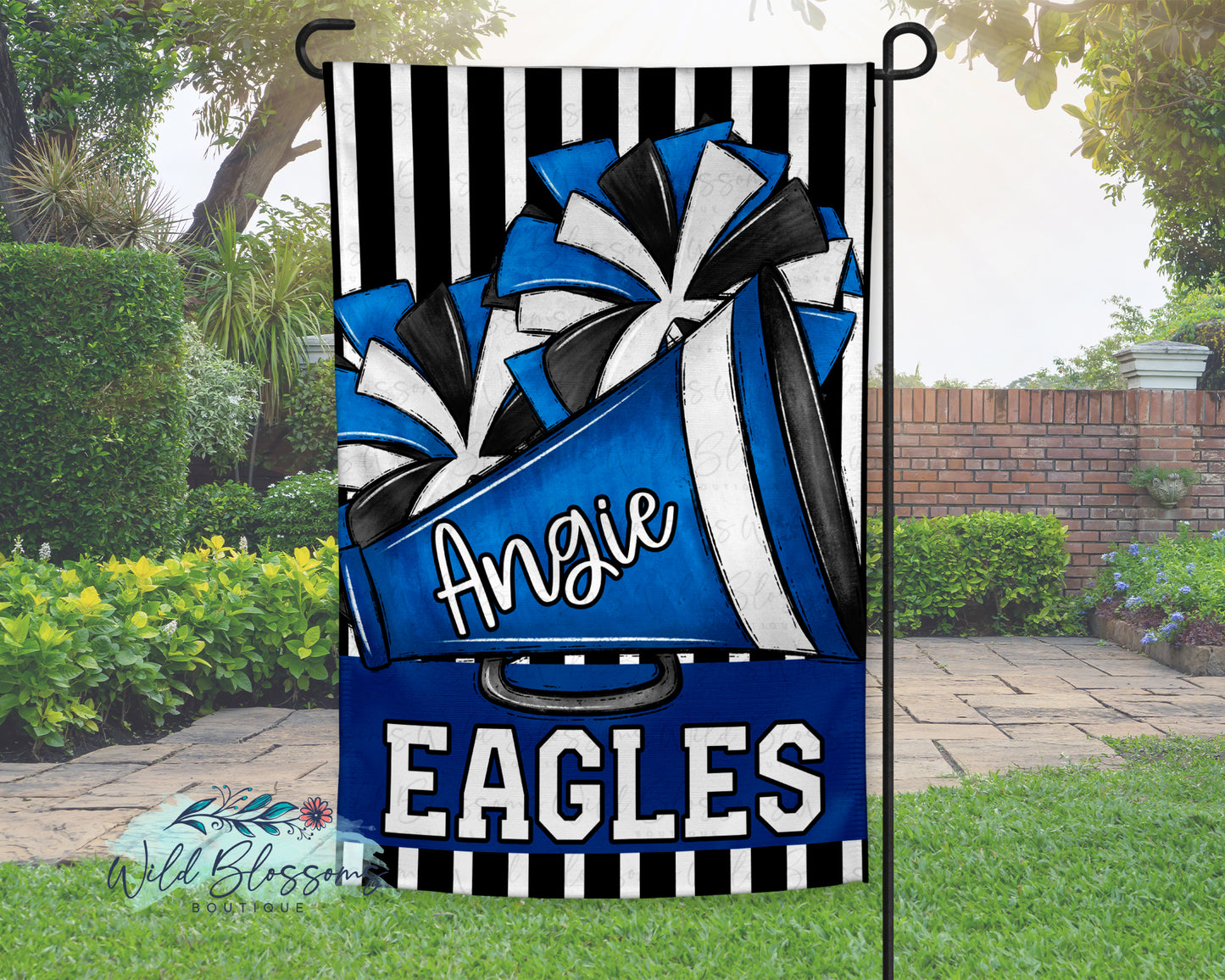 Personalized Cheer Garden Flag