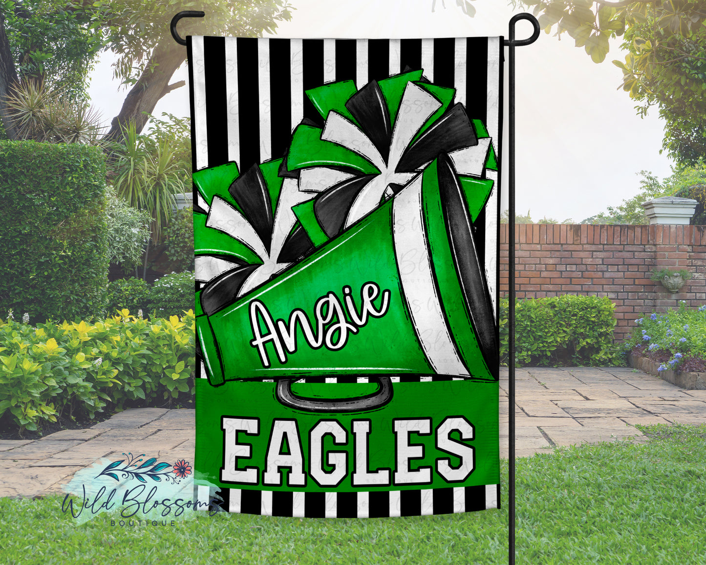 Personalized Cheer Garden Flag