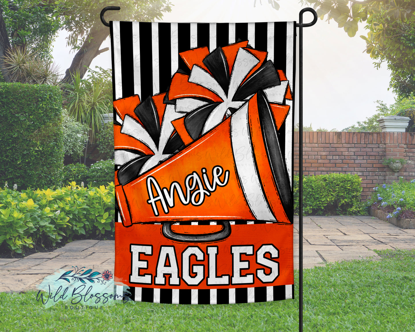 Personalized Cheer Garden Flag