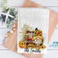 Fall Scarecrow Gnome Personalized Kitchen Towel