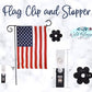 Black And White Striped Christmas Garden Flag