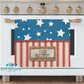 Patriotic Stars And Stripes American Flag Personalized Kitchen Towel
