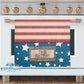 Patriotic Stripes And Stars American Flag Personalized Kitchen Towel