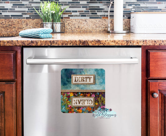 Highland Cow Clean / Dirty Dishwasher Magnet