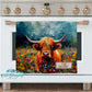 Highland Cow Personalized Kitchen Towel
