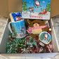 Personalized Boy Whimsical Snowman Kids Christmas Eve Box