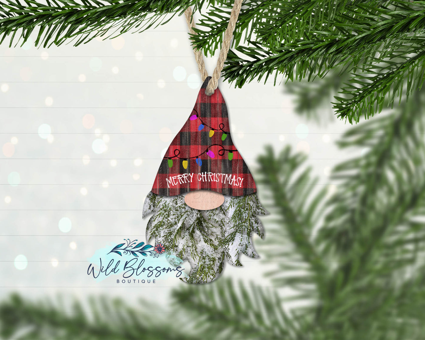 Lumberjack Gnome Ornament