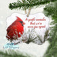 Winter Cardinal Remembrance Ornament