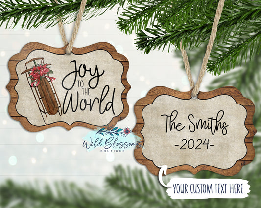 Joy to the World Ornament