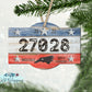 Patriotic Zip Code Ornament