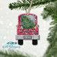 Red Christmas Truck Ornament With Tree And Presents
