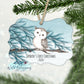 Winter Woodland Owl Ornament