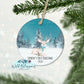 Winter Woodland Deer Ornament