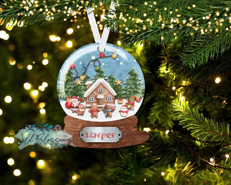 Personalized Gingerbread House Kids Christmas Eve Box