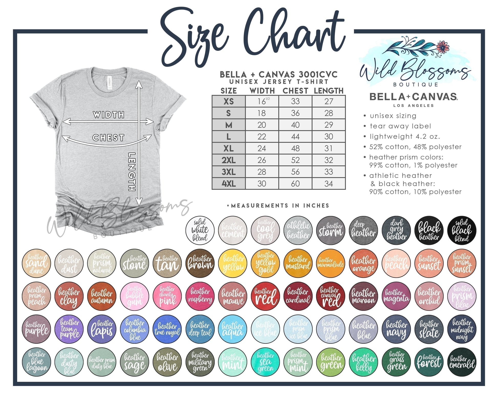 Bella + Canvas 3001 CVC Unisex Jersey T-Shirt