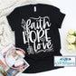 Faith Hope Love Arrow