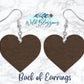 Valentine's Day Gnome Heart Drop Earrings