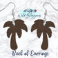 Lime In The Coconut Palm Tree Drop Earrings