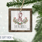 Buffalo Plaid Christmas Holly Sign