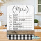 Buffalo Plaid Farmhouse Glass Cutting Board