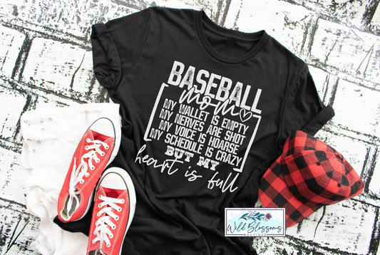 Baseball Mom Graphic Tee