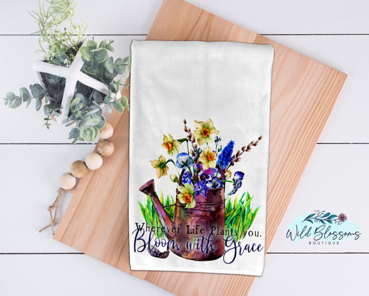 Bloom With Grace Kitchen Towel