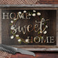 Home Sweet Home Glass Cutting Board