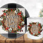 Buffalo Plaid Cookies And Milk For Santa Glass Cutting Board And Mug Set