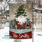 Christmas Tree Gnome Garden Flag