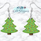 Christmas Tree Lights Christmas Tree Drop Earrings