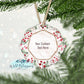 Engagement Holly Berry Ornament