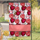 Red And Pink Candy Hearts Garden Flag