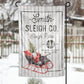 Family Name Sleigh Company Garden Flag