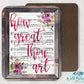 Wooden Framed How Great Thou Art Floral Hymnal Sign