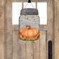 Fall Pumpkin and String Lights Door Hanger