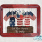 Wooden Framed God Bless America Mason Jar Sign