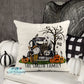 Halloween Gnome Truck Personalized Pillow
