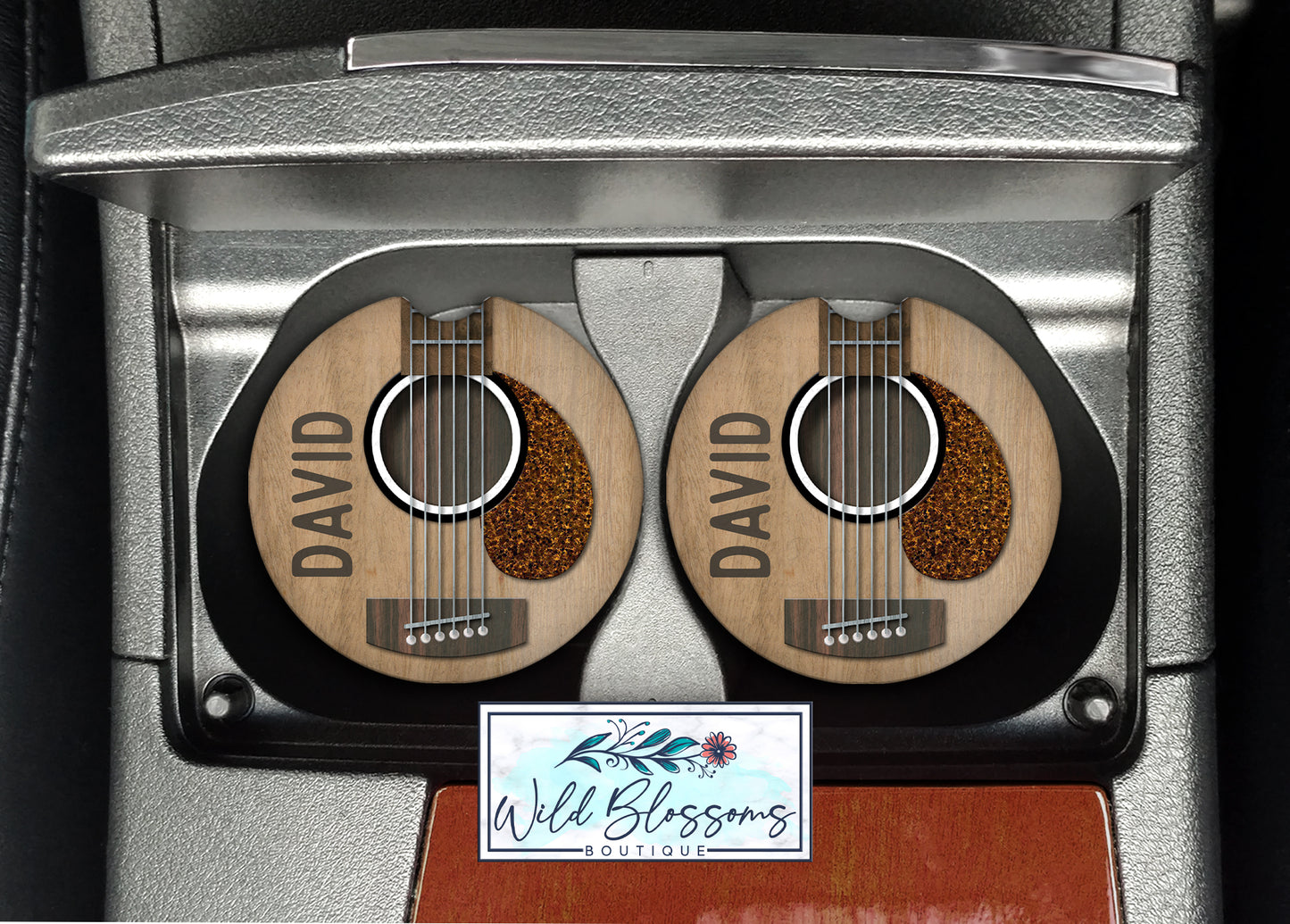 Guitar Car Coasters