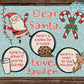 Jolly Santa and Friends Treats for Santa Placemat