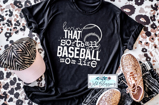 Livin' That Softball And Baseball Mom Life