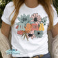 Boho Floral Custom Name Mother's Day Graphic Tee