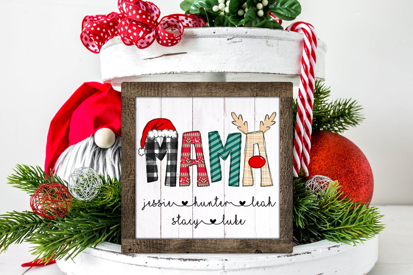 Christmas Alphabet Name Ornament