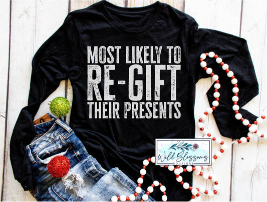 Most Likely To Re-Gift Their Presents